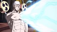 God Eneru uses his Rumble-Rumble Fruit powers. (Image via Toei Animation)